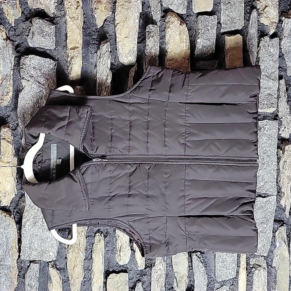 Women's Kenneth Cole Reaction vest brown size XL